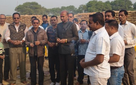 धान खरीदी केंद्र पोता में धान खरीदी का कार्य सफलता पूर्वक संपन्न